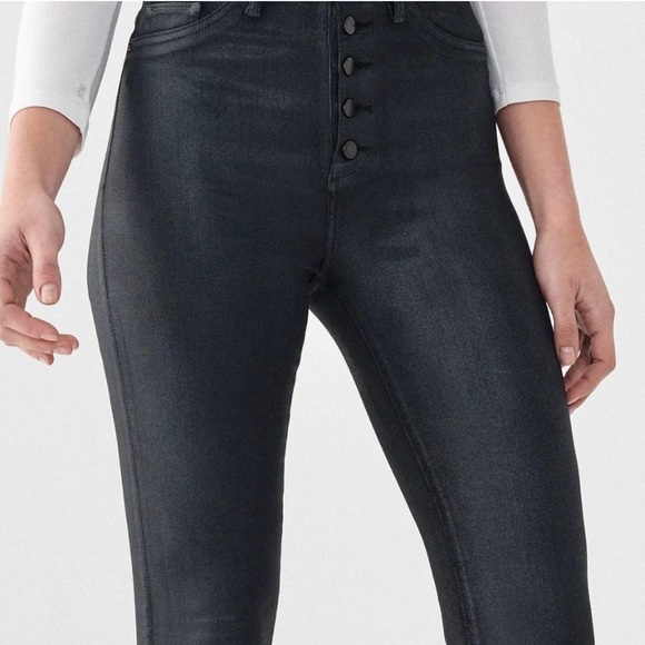 DL1961 - Chrissy Ultra High Rise Instasculpt Ankle Skinny in Graphite - Picture 14 of 14